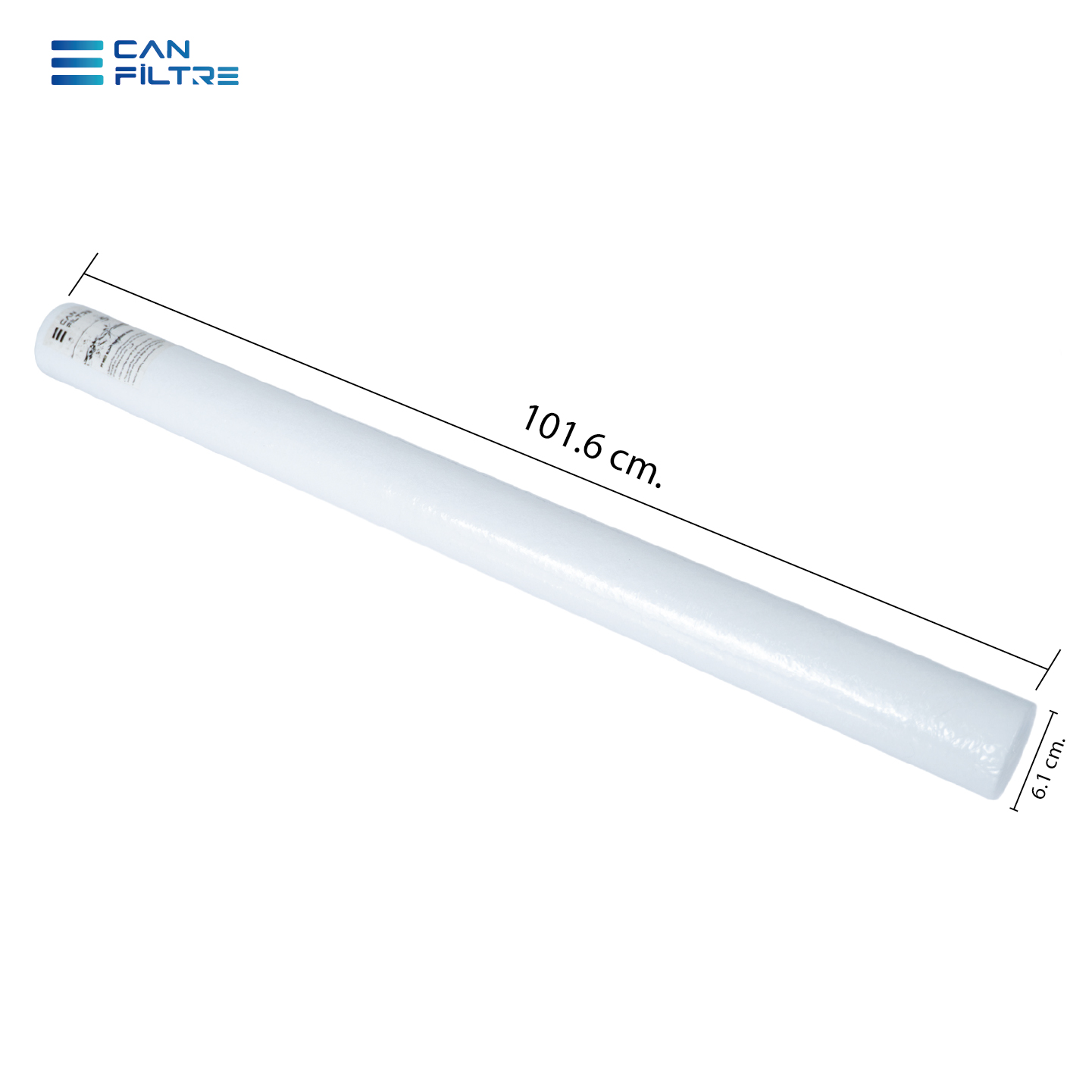 20" 5 mikron spun filtre